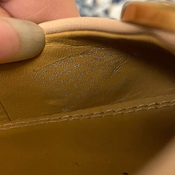 Tory Burch Chelsea 25mm Ballet Flats Pumps Leather Nude Dusty Pink Women’s 6.5M - Picture 6 of 11